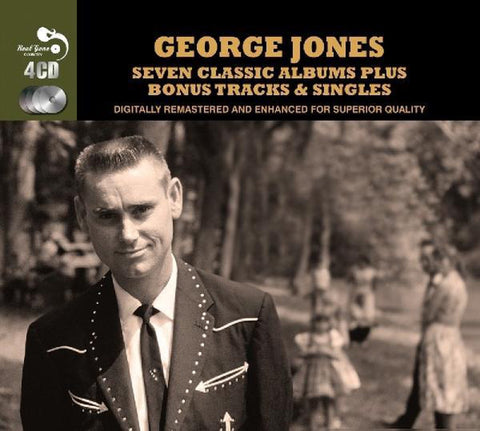JONES GEORGE-SEVEN CLASSIC ALBUMS PLUS BONUS TRACKS & SINGLES 4CD VG