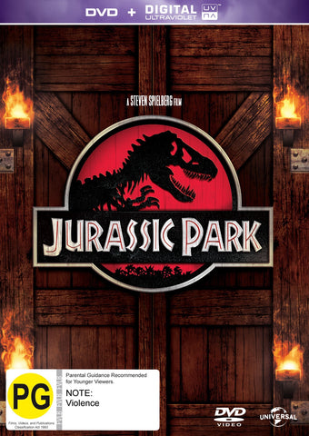JURASSIC PARK (1993)-REGION 1 DVD NM