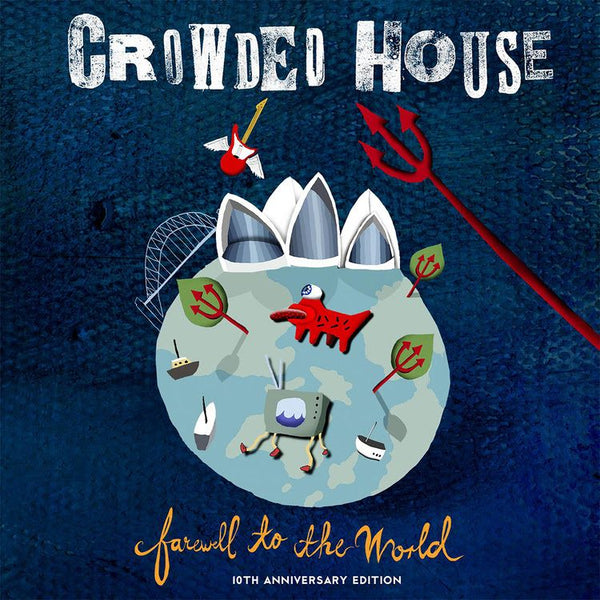 CROWDED HOUSE-FAREWELL TO THE WORLD 2CD VG+