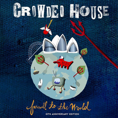 CROWDED HOUSE-FAREWELL TO THE WORLD 2CD VG+