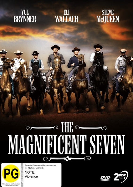 MAGNIFICENT SEVEN THE-DVD VG