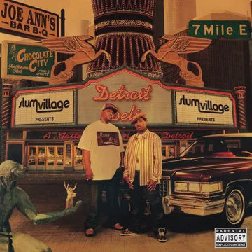 SLUM VILLAGE-DETROIT DELI CLEAR/ ORANGE SPLATTER VINYL LP *NEW*
