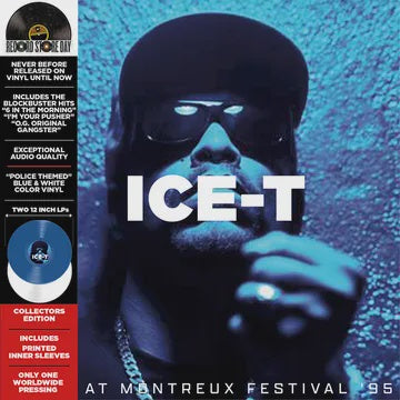 ICE-T-LIVE AT THE MILES DAVIS HALL, MONTREUX 1995 BLUE/ WHITE VINYL 2LP *NEW*