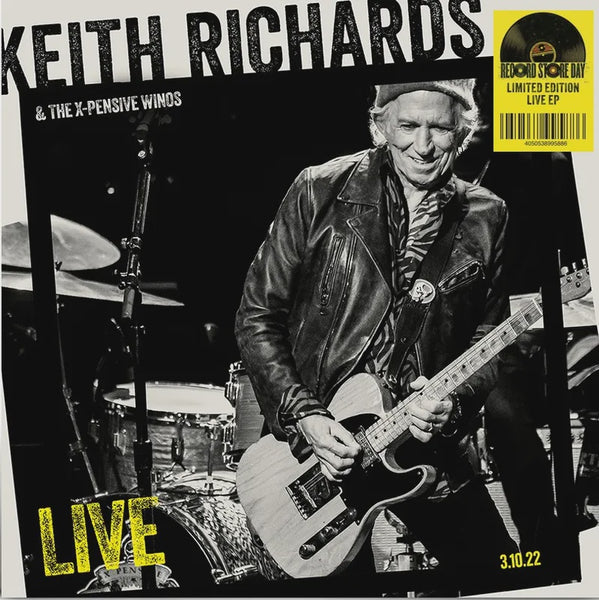 RICHARDS KEITH & THE X-PENSIVE WINOS-LIVE 3.10.22 RED VINYL 12" *NEW*