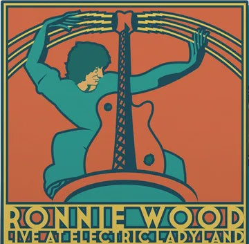 WOOD RONNIE-LIVE AT ELECTRIC LADYLAND TURQUOISE VINYL LP *NEW*