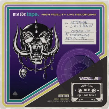 MOTORHEAD-THE LOST TAPES, VOL. 6 (LIVE IN BERLIN 1992) PURPLE VINYL 2LP *NEW*
