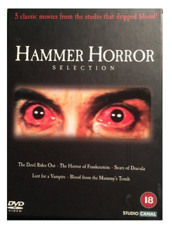 HAMMER HORROR SELECTION - REGION 2 5DVD M