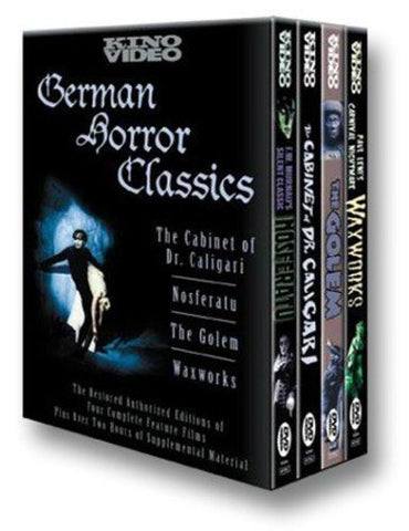 GERMAN HORROR CLASSICS-4DVD BOX SET VG+