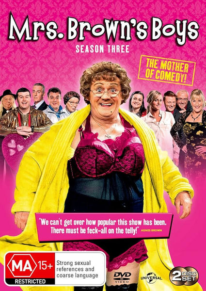 MRS BROWN'S BOYS SEASON 3-2DVD VG+