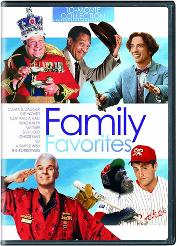 10 FAMILY FAVORITES-REGION 1 3DVD VG+