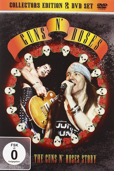GUNS N ROSES - THE GUNS N ROSES STORY 2DVD VG+