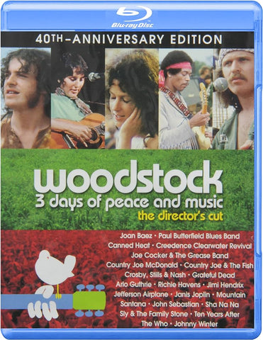 WOODSTOCK - DIRECTORS CUT BLURAY NM