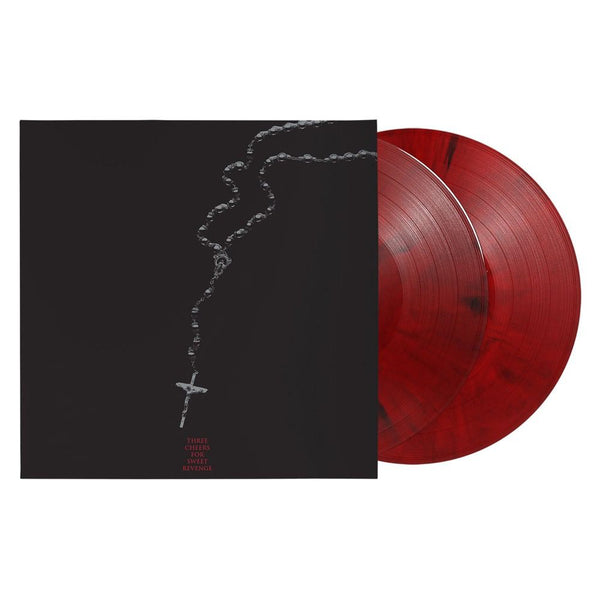 MY CHEMICAL ROMANCE-THREE CHEERS FOR SWEET REVENGE DELUXE EDITION RED & BLACK MARBLED VINYL 2LP *NEW*