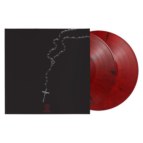 MY CHEMICAL ROMANCE-THREE CHEERS FOR SWEET REVENGE DELUXE EDITION RED & BLACK MARBLED VINYL 2LP *NEW*