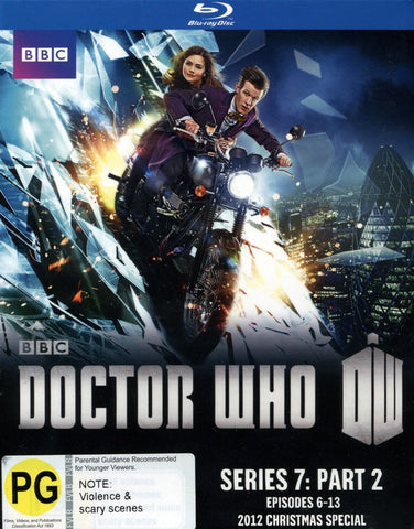 DOCTOR WHO SERIES 7 PART 2 3BLURAY VG+