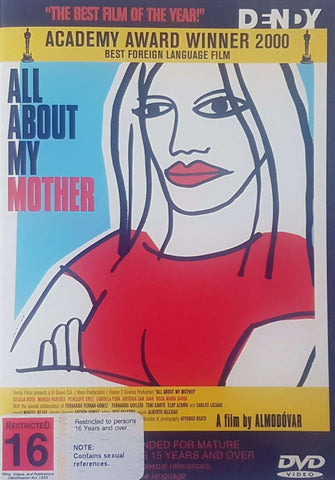 ALL ABOUT MY MOTHER DVD NM