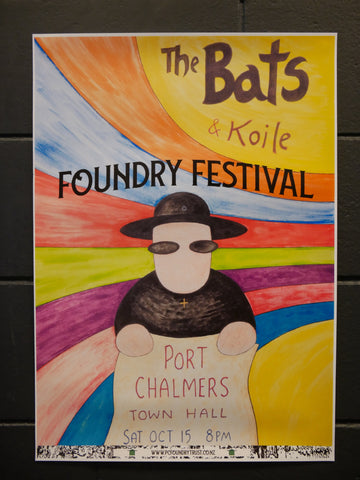 THE BATS  & KOILE ORIGINAL GIG POSTER