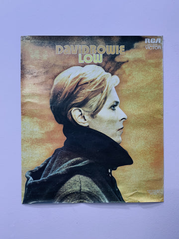 DAVID BOWIE LOW ORIGINAL ALBUM PROMO POSTER