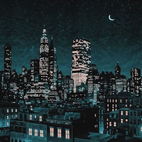 JAZZ DISPENSARY: NIGHT LIGHTS-VARIOUS ARTISTS BLUE VINYL LP *NEW*