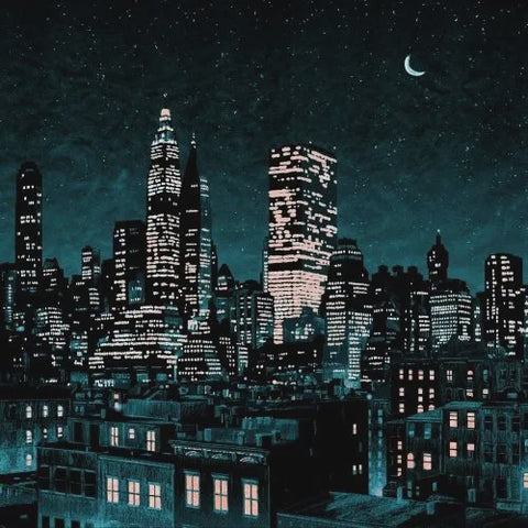 JAZZ DISPENSARY: NIGHT LIGHTS-VARIOUS ARTISTS BLUE VINYL LP *NEW*
