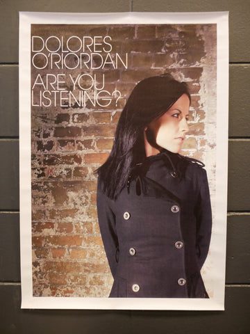 DOLORES O'RIORDAN ARE YOU LISTENING PROMO CANVAS PRINT