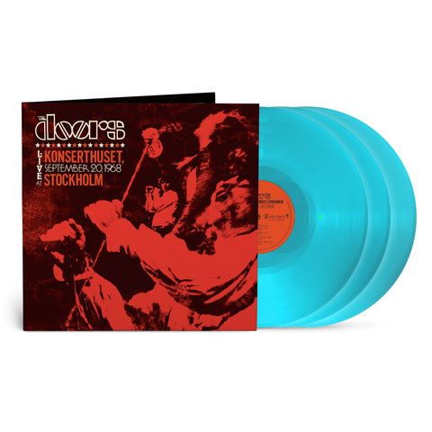 DOORS THE-LIVE AT KONSERTHUSET, STOCKHOLM 20/9/68 BLUE VINYL 3LP *NEW*