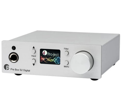 PROJECT-PRE BOX S2 DIGITAL MICRO PRE-AMPLIFIER SILVER *NEW*