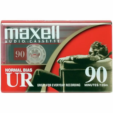 MAXELL AUDIO CASSETTE UR90 *NEW*