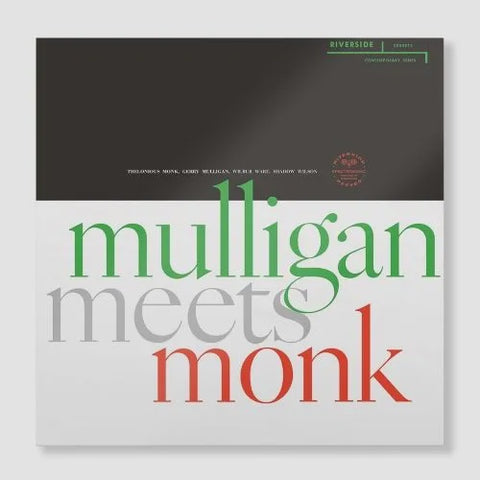 MULLIGAN JERRY & THELONIOUS MONK-MULLIGAN MEETS MONK LP *NEW*