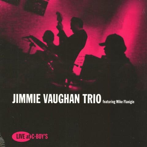 VAUGHAN JIMMIE TRIO FEAT MIKE FLANIGIN-LIVE AT C-BOYS LP EX COVER VG+