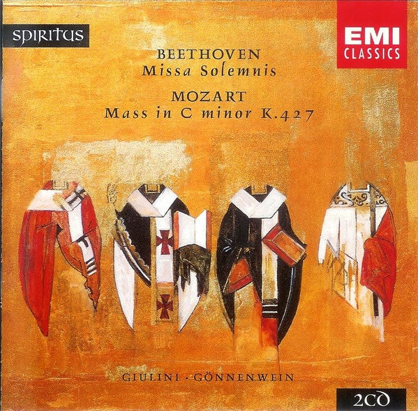 BEETHOVEN- MISSA SOLEMNIS GIULINI 2CD VG+