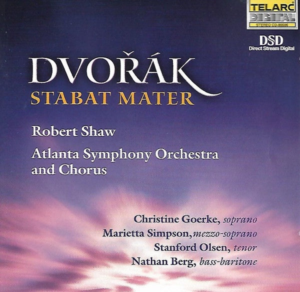 DVORAK- STABAT MATER SHAW 2CD VG