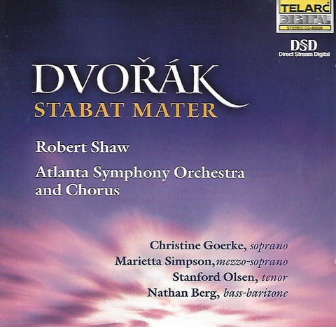 DVORAK- STABAT MATER SHAW 2CD VG
