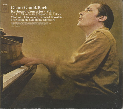 BACH JS- KEYBOARD CONCERTOS VOL1 GOULD CD VG+