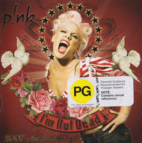 PINK-I'M NOT DEAD 2007 AUSTRALASIAN TOUR EDITION CD+DVD VG+