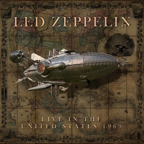 LED ZEPPELIN-LIVE IN THE UNITED STATES 1969 2CD NM