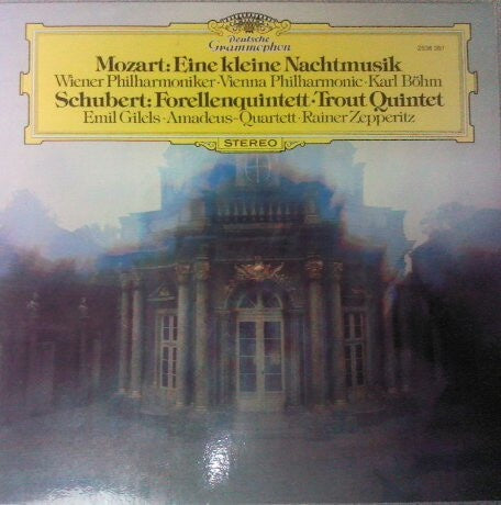 MOZART/SCHUBERT - EINE KLEINE NACHTMUSIK/FORELLENQUINTETT LP NM COVER VG+