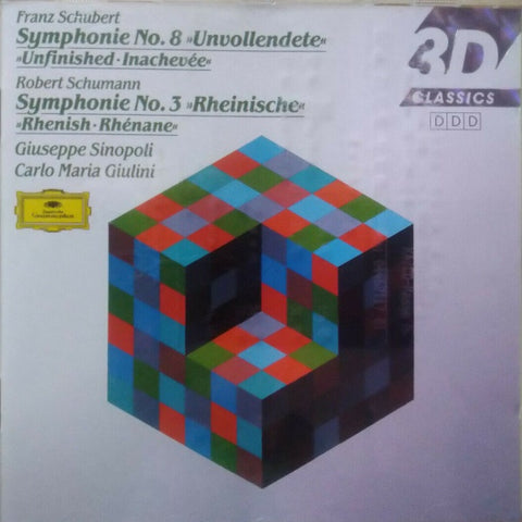 SCHUBERT SYMPHONY 8 SCHUMANN SYM.3 CD NM