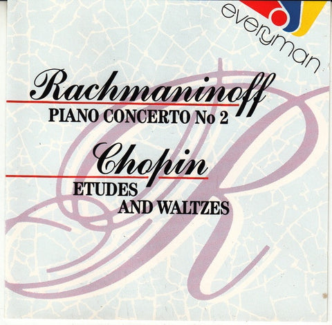 RACHMANINOV- PIANO CONC. 2 CHOPIN ETUDES & WALTZES CD VG