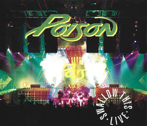 POISON-SWALLOW THIS LIVE 2CD VG