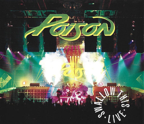 POISON-SWALLOW THIS LIVE 2CD VG