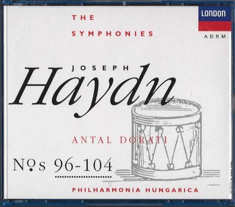 HAYDN- SYMPHONIES 96-104 ANTAL DORATI 4CD VG