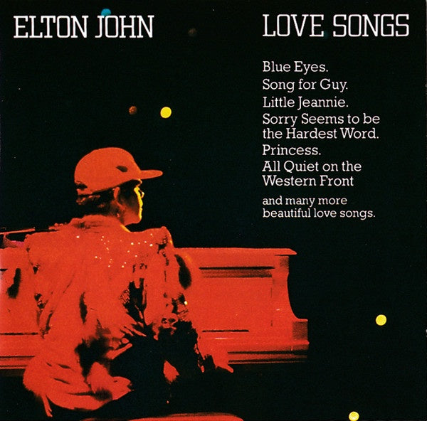 JOHN ELTON-LOVE SONGS (1982) CD VG