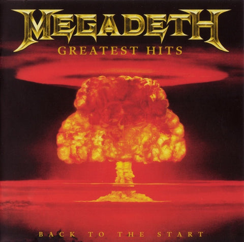 MEGADETH-BACK TO THE START GREATEST HITS 2CD VG