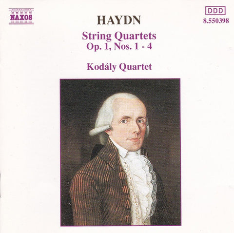HAYDN- STRING QUARTETS OP1 NOS 1-4 KODALY CD VG