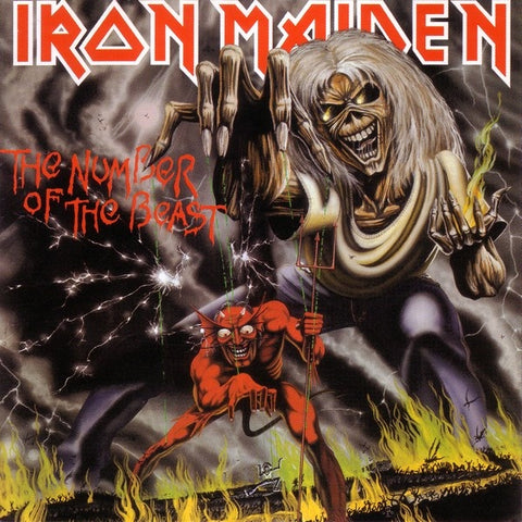 IRON MAIDEN-THE NUMBER OF THE BEAST CD VG+