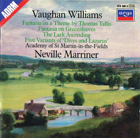 VAUGHAN WILLIAMS- LARK ASCENDING AND OTHERS MARRINER CD VG