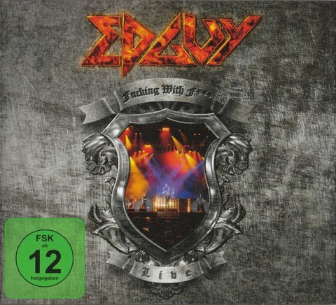 EDGUY- FUCKING WITH F***** LIVE 2CD/DVD NM