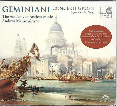 GEMINIANI- CONCERTI GROSSI 2CD VG+