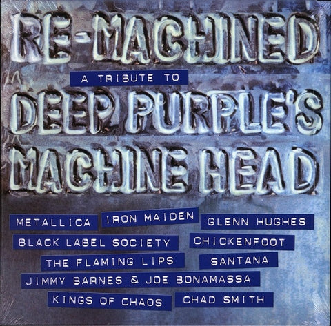 RE-MACHINED:  A TRIBUTE TO DEEP PURPLE'S MACHINE HEAD-VARIOUS PURPLE VINYL LP NM COVER EX